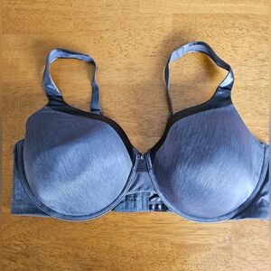 VANITY FAIR Womens Gray Lightly Lined, Underwire Bra - Size 42DD